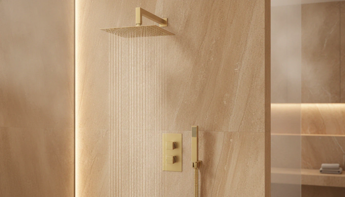 Concealed Design, Brushed Brass